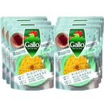 Riso Gallo Risotto Pronto, Mushroom, Vegetarian Quick Cook Risotto, 250 g (Pack of 6)