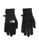 THE NORTH FACE Etip Fleece Recycled Gloves | Touchscreen Compatiable Gear for Men & Women, TNF Black/TNF White, Large