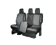 Tailored to fit the Vauxhall Vivaro 2019 Onwards/Citroen Dispatch, Peugeot Expert & Toyota Proace 2016 Onwards Leatherette Heavy Duty Seat Covers 1+2
