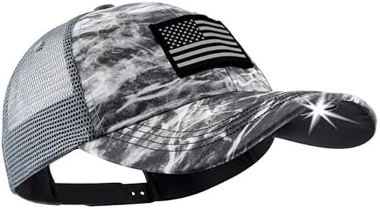 LED Hat Light - POWERCAP Baseball Cap with Light Built in - LED Cap Visor Light with Bright Headlight and IPX4 Rating (Mossy Oak Elements Manta-HLCR-0968)