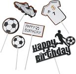 6 Pcs Soccer Toppers Sports Theme C