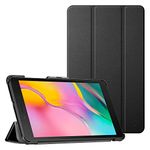 FINTIE SlimShell Case for Samsung Galaxy Tab A 8.0 2019 (SM-T290 / SM-T295), Super Thin Lightweight Magnetic Stand Cover for Samsung Galaxy Tab A8 8-Inch Tablet, Black