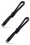 HYS Dual Band VHF UHF Foldable BNC 144MHz/430MHz 15.3-Inch Soft Portable Antenna for Kenwood TK300 TK320 ICOM IC-W32 IC-V80 IC-V8 Portable Radio(2 Pack)