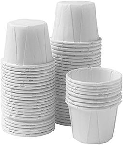 Vakly Disposable Paper Souffle Medicine Cups 3/4 oz [Pack of 500] – (0.75 Ounce) Small Cups for Medication Distribution, Pills, Tasting, Condiments, Food and Dessert Serving