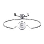 Philip Jones Initial Friendship Bracelet Letter E Created with Zircondia® Crystals