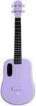 LAVA U Carbon Fiber Ukulele with Effects Tenor Travel Ukulele with Case Pick and Charging Cable (FreeBoost, Sparkle Purple, 26-inch)