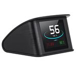 Heads Up Display, P10 Universal Car HUD Head Up Display OBD2 Speed Warning RPM Fuel Consumption Projector