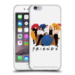 Head Case Designs Officially Licensed Friends TV Show Logo Opening Sequence Iconic 2 Soft Gel Case Compatible With Apple iPhone 6 / iPhone 6s