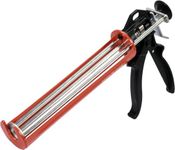 Yato YT-6753 Caulking Gun|Cradle Type|Smooth Rod|Aluminium Handle|360 degree rotatable body|Caulking Tool|Set|Power Tools|Industrial Tools|9 inch|Red|Professional Tool|Resuable|caulking Gun for Cement