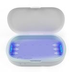 UV Light Sanitizer Box UVC Sterilizer for Phone Ultraviolet Clean 99.99% for Toothbrush Jewelry Glasses Nail Tools Keys Aromatherapy… (ES Normal Edition)