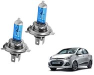 WolkomHome Car H4 halogen headlight bulb 12V 130/100W 5000K Cool Blue Headlights Lamp Light Bulb Replacement for Hyundai Xcent