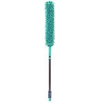 JVL 20-065TQ Flexible Chenille Head Duster with Extendable Handle, Turquoise/Grey,