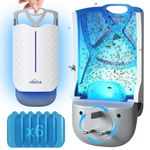 URBZUE Fruit Fly Trap Indoor V2, Plug in UV Fly Trap for Fruit Flies, Gnats, Moths, Mosquitoes, Electric Insect Trap with 180° Rotatable Plug for Kitchen and Home, 1 Device + 6 Refills