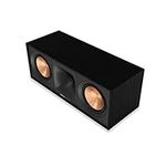 Klipsch Reference Next-Generation R-50C Horn-Loaded Center Channel Speakers for Crystal-Clear Home Theater Dialogue in Black