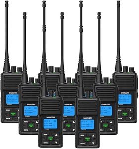 SAMCOM FPCN30A Radios Walkie Talkies, Long Distance 5W Two Way Radio, 2 Way Radio Commercial Business Programmable for Adults, Group Radios for School Church Construction, 9 Packs