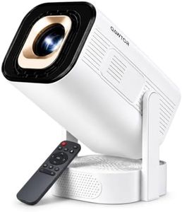 Mini Projector with WiFi 6 Bluetooth 5.4, Built in Apps, 180° Rotatable