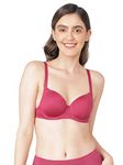 Jockey 1832 Women's Wired Padded Soft Touch Microfiber Elastane Stretch Medium Coverage Multiway Backless Bra_Anemone_32B