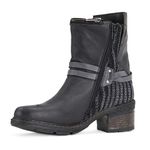 MUK LUKS Women's Nina Boots-Black 6 black Size: 6 M US