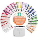 BadgeGuru Nursing Badge Reference Cards - 33 Double Sided Nurse Badge Cards - 66 Cheat Sheets, Nursing School Essentials, Nursing Students, New Nurses