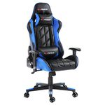 GTFORCE PRO GT Reclining Sports Racing Gaming Office Desk PC CAR Faux Leather Chair (Blue)