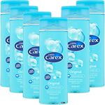 Carex Original Shower Gel for All Skin Types, Effectively Cleanses and Protects Your Skin, 100% Soap Free, 500ml (Pack of 6)