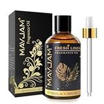 MAYJAM 100ML Fresh Linen Fragrance Oils with Glass Dropper, Essential Oils for Diffusers for Home, Fragrance Oil Scent for DIY Candle & Soap Making