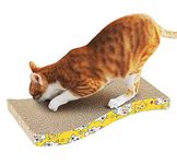 Pups&Pets Jumbo Size Scratching Board Natural Scratching Instinct Made of Environmental Friendly Material (Color May Vary)