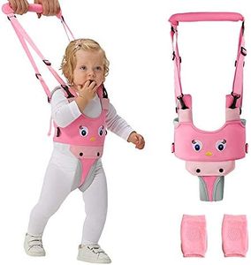 ORANGEHOME Baby Walker, Toddler Walking Harness Assistant, Handheld Walk Helper Babies, Safety Harnesses Breathable Help Stand Up&Walk Learning Helper for 7-24 Month Infant Activity-Pink