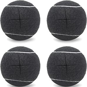 4PCS - Walker Glide Balls,Precut Walker Tennis Balls for Furniture Legs and Floor Protection,Walkers Legs Universal Precut Glide Balls,Heavy Duty Long Lasting Felt Pad Glide Coverings,Fit Most Walkers