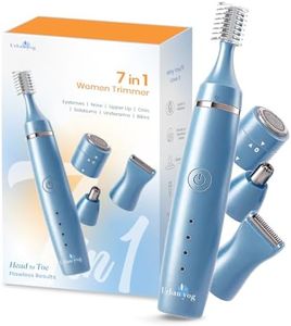 Urban Yog 7-in-1 Trimmer for Women All in One | 100 Minutes Runtime | Full Body Grooming for Eyebrows, Upper Lips, Nose, Arms, Legs, Underarms & Bikini | Trimmer Women for Private Part | Waterproof & Gentle