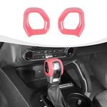 RAZPOY Gear Shift Knob Trim Cover Compatible with 2021-2023 Ford Bronco Interior Accessories, Pink