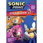 ALLIGATOR - Sonic Prime Sticker Book, Sticker Book, Sticker Books, Sonic Stickers, Sonic The Hedgehog GiftsSticker Activity Book, Reusable Sticker Book