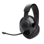 JBL Quantum 350 Wireless Over-Ear PC Gaming Headset with Detachable Boom mic - Black