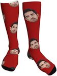 WunM Studio Personalized Photo Funny Socks With Photo, Custom Face Socks, Customised Novelty ugly Long Socks, Put Your Photo into Socks for Men and Women 40cm Birthday Christmas Valentines Gift