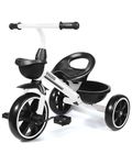 KRIDDO Kids Tricycles Age 24 Month to 4 Years, Toddler Kids Trike for 2.5 to 5 Year Old, Gift Toddler Tricycles for 2-4 Year Olds, Trikes for Toddlers, White