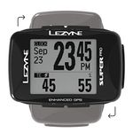 LEZYNE Super Pro Unisex Adult GPS Bike/Mountain Bike Computer Black FR: One Size (Manufacturer Size: One Size)