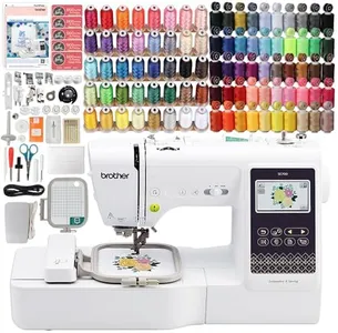 Brother SE700 Embroidery & Sewing Machine with 90 Spools & Accessories