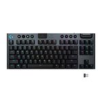 Logitech G915 TKL Tenkeyless LIGHTSPEED Wireless RGB Mechanical Gaming Keyboard, Low Profile Switch Options, LIGHTSYNC RGB, Advanced Wireless and Bluetooth Support - Tactile