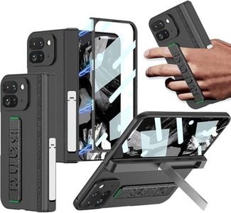 RUNGOS for Google Pixel 9 Pro Fold Case with Wrist Strap & Stand [with Hinge Protection, Screen Protector, Hidden Kickstand] Mili-Grade Protection All Inclusive Case for Google Pixel 9 Pro Fold 2024