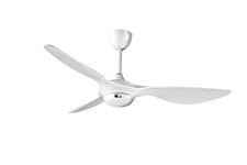 reiga 132cm Bright White Smart Ceiling Fan with Dimmable LED Light Smart App WIFI Remote Control, Modern Blades Quiet Reversible DC Motor, 6-Speed, Timer