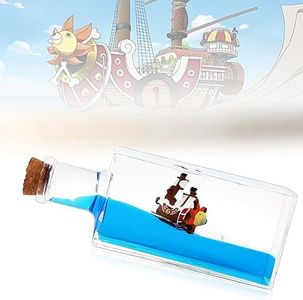 Cruise Ship Fluid Drift Bottle, Unsinkable Boat in a Box, Titanic Cruise Ship Model Liquid Wave Cruise Ship Decoration, Cruise Ship That No Longer Sinks Toy, for Car Display Cases and Gifts (Blue-b)