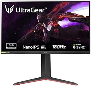 LG 27GP850P-B - Monitor Gaming Ultragear 27 Pulgadas, Panel IPS, 165Hz, 1 ms, 1000:1, 400nit, 16:9, HDMI, DisplayPort, Dynamic Action Sync, Conectividad Universal, Color Negro