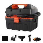 LIGO Cordless Wet&Dry Vacuum Cleaner, 3 in 1 Design Workshop Vacuum with Blower Function - Includes 4.0Ah Battery, HEPA&Foam Filters and Charger - MWW205-20V-10L