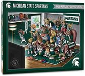 YouTheFan NCAA Michigan State Spartans Purebred Fans 500pc Puzzle - A Real Nailbiter