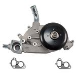 Mellling Water Pump, Mechanical, Black Pulley, 6.582 in Hub Height, Aluminum, Natural