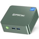 GMKtec Mini PC, Intel Alder Lake N100 Windows 11 Pro (3.4GHz), 8GB DDR4 RAM 256GB PCIe M.2 SSD, Desktop Computer 4K Dual HDMI Display/4x USB3.2/WiFi 6/BT5.2/RJ45 Ethernet Nucbox G3