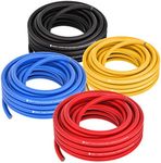 GearIT 12 Gauge Wire (50ft Each- Black/Red/Blue/Yellow) Copper Clad Aluminum CCA - Primary Automotive Power/Ground Battery Cable, Car Audio, Trailer Harness, Electrical - 200 Feet Total 12ga AWG Wire