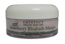 Eminence Organic SkinCare Strawberry Rhubarb Masque with Vegan Friendly Hyaluronic Acid, 2 Fluid Ounce