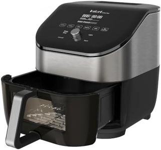 Instant Pot Vortex Plus ClearCook - 5.7L Air Fryer, Stainless Steel, 6-in-1 Smart Programs - Air Fry, Bake, Roast, Grill, Dehydrate, Reheat, Large Capacity -1700W, Silver