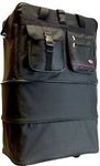 36" XL Jumbo Expandable Rolling Duffel Bag Wheeled Spinner Suitcase Luggage